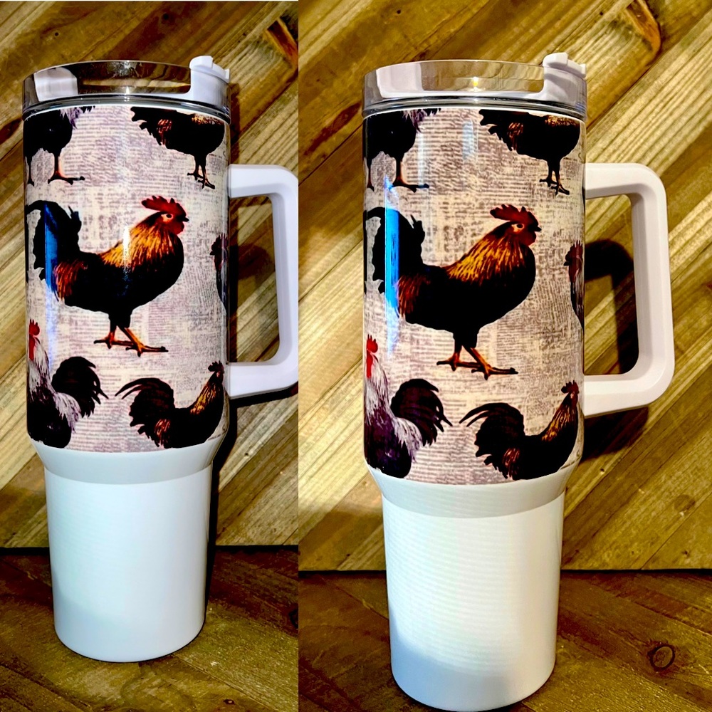 Stainless Steel Chicken Tumbler 40 oz